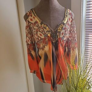 Bebe Cold Shoulder Tunic